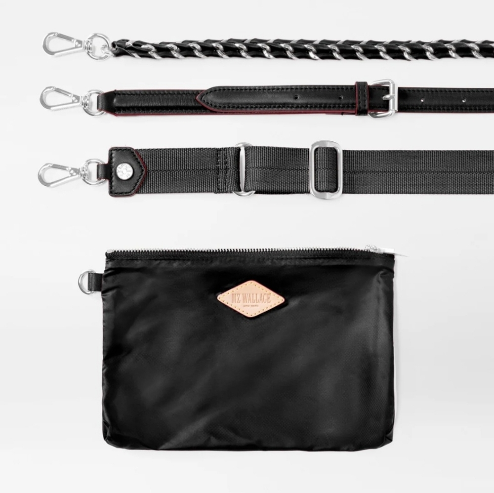 MZ Wallace Downtown Crosby Crossbody in Black - Picture 12 of 12